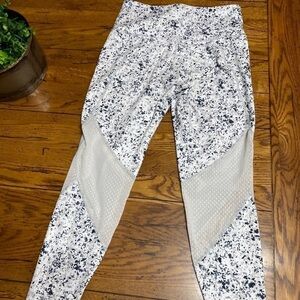 𝅺athleta Womens Tights Leggings Mesh Size Petite Small.